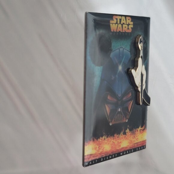 Disney WDW Star Wars Weekend 2005 Logo Mickey & Darth Vader LE 7000 Pin - Picture 6 of 13